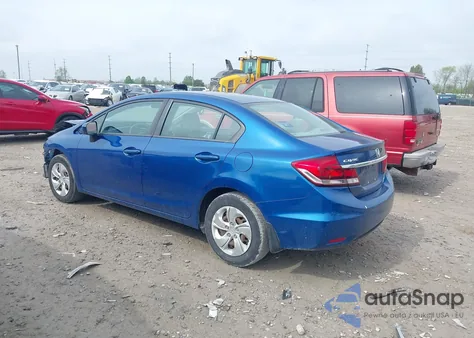 2015 Honda Civic Lx из США, поврежденный, VIN 19XFB2F54FE014776